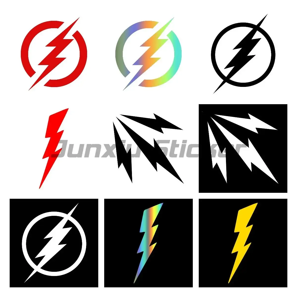 

Lightning Funny Vinyl Car Sticker Waterproof Car Decal Stickers on Car Truck Bumper Rear Window