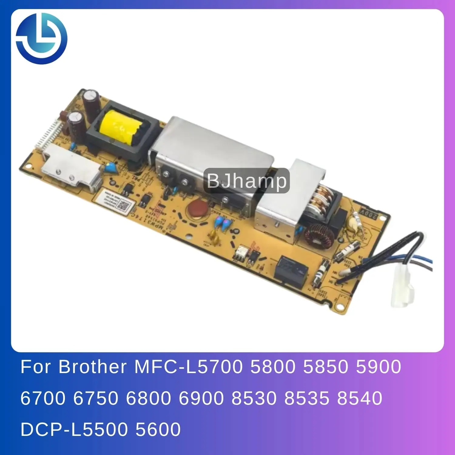 MPW3174 Low Voltage Power Supply PCB for Brother MFC-L5700 5800 5850 5900 6700 6750 6800 6900 8530 8535 8540 DCP-L5500 5600 220V