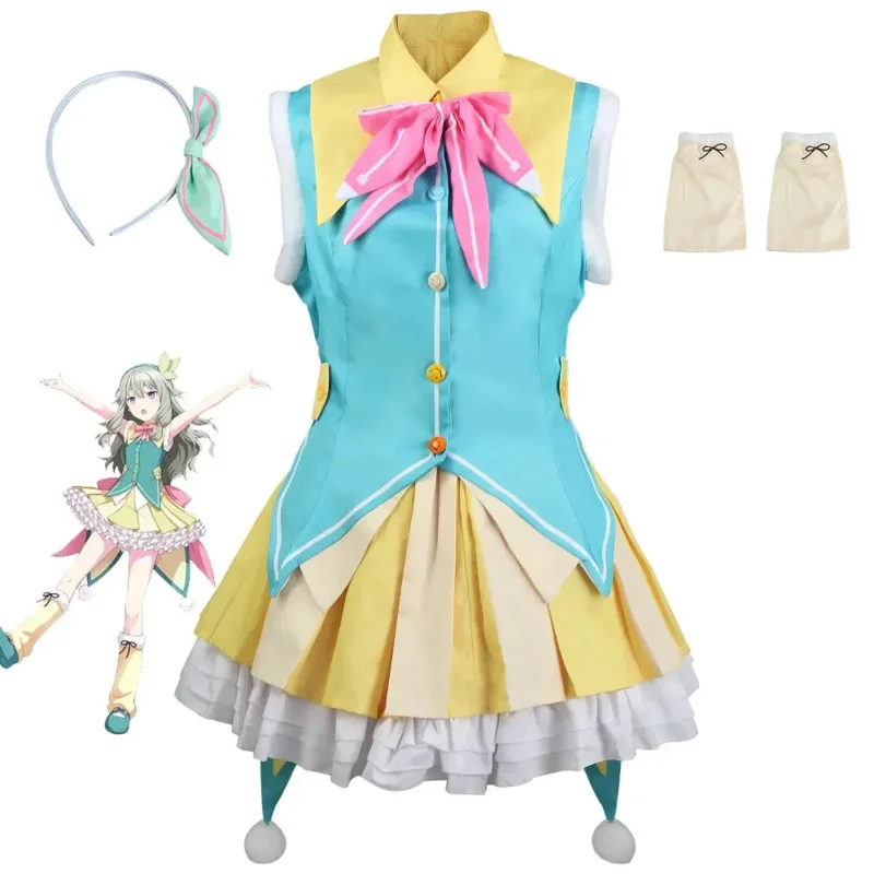 Anime Project Sekai Kleurrijke Podium Kusanagi Nene Cosplay Kostuum Carnaval Halloween Kerstfeest Kleding Voor Vrouwen Meisjes