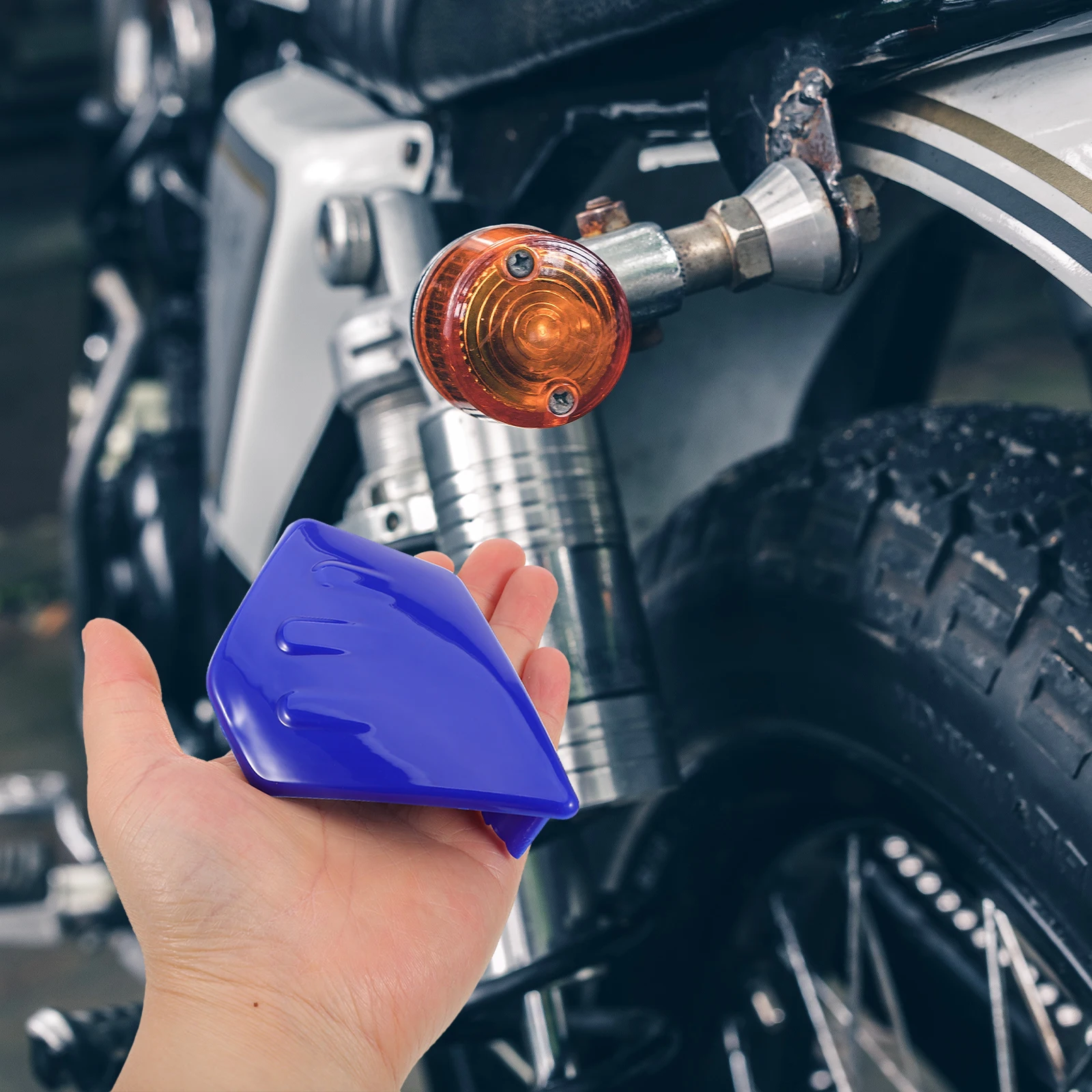 

Oil Tank Replacement Cap Decorative Cover Motorcycle Gas Plastic Protective Fuel Tank Cap Stylish Durable Compact