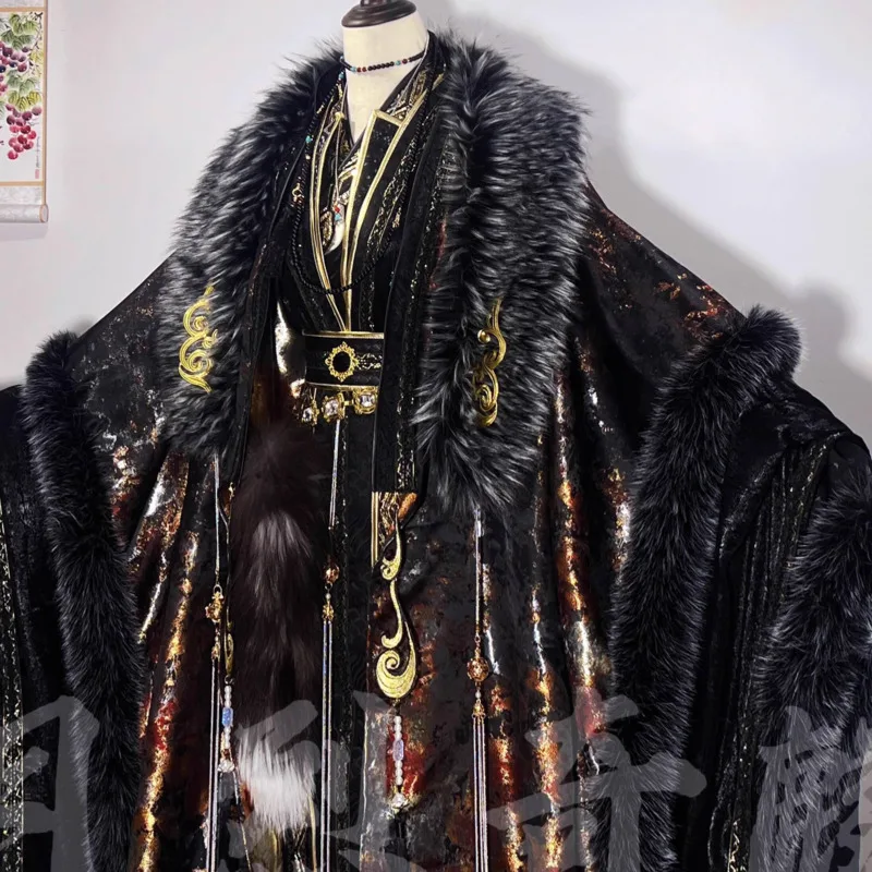 

Костюм для косплея Chu Wanning Mo Ran, универсальный короткий драматический древний костюм, императорское представление Hanfu