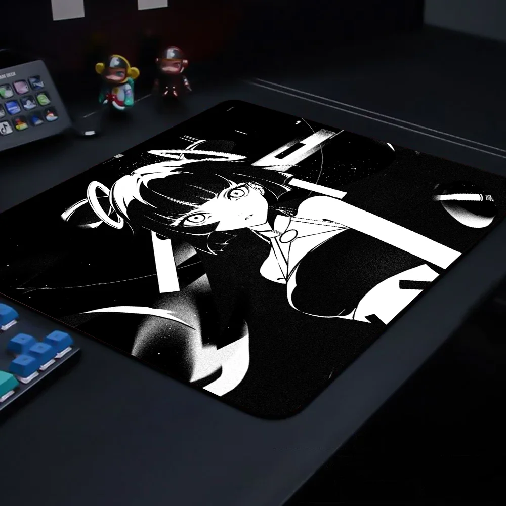 Wallhack Anime Girl Speed Mouse Pad Gamer High Elastic Non-slip Bottom Mousepad E-Sports Mouse Mat Professional Keyboard Mat