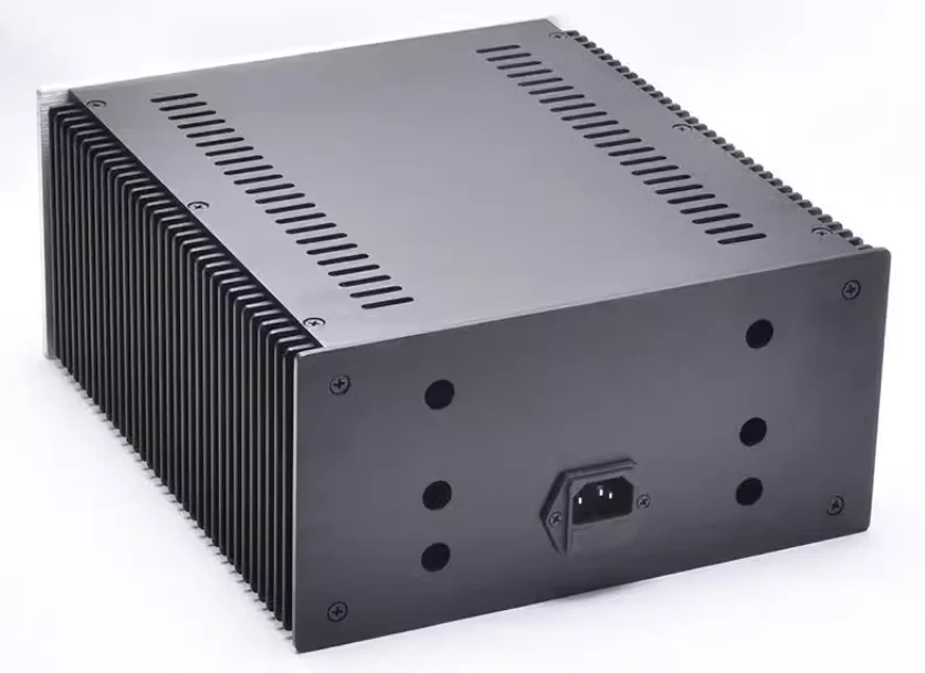 2412B Vollaluminium-Verstärkergehäuse / Vorverstärkergehäuse / AMP-Gehäuse DIY-Box (240 * 120 * 271 mm)