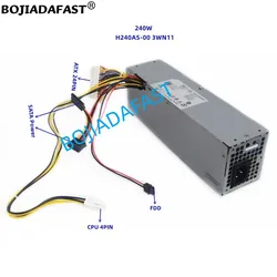 Nuovo alimentatore Desktop 240W ATX sostituito 24pin PSU 100V-240V H240AS-00 3 wn11 per Dell OptiPlex 390 790 990 3010 7010 9010 SFF