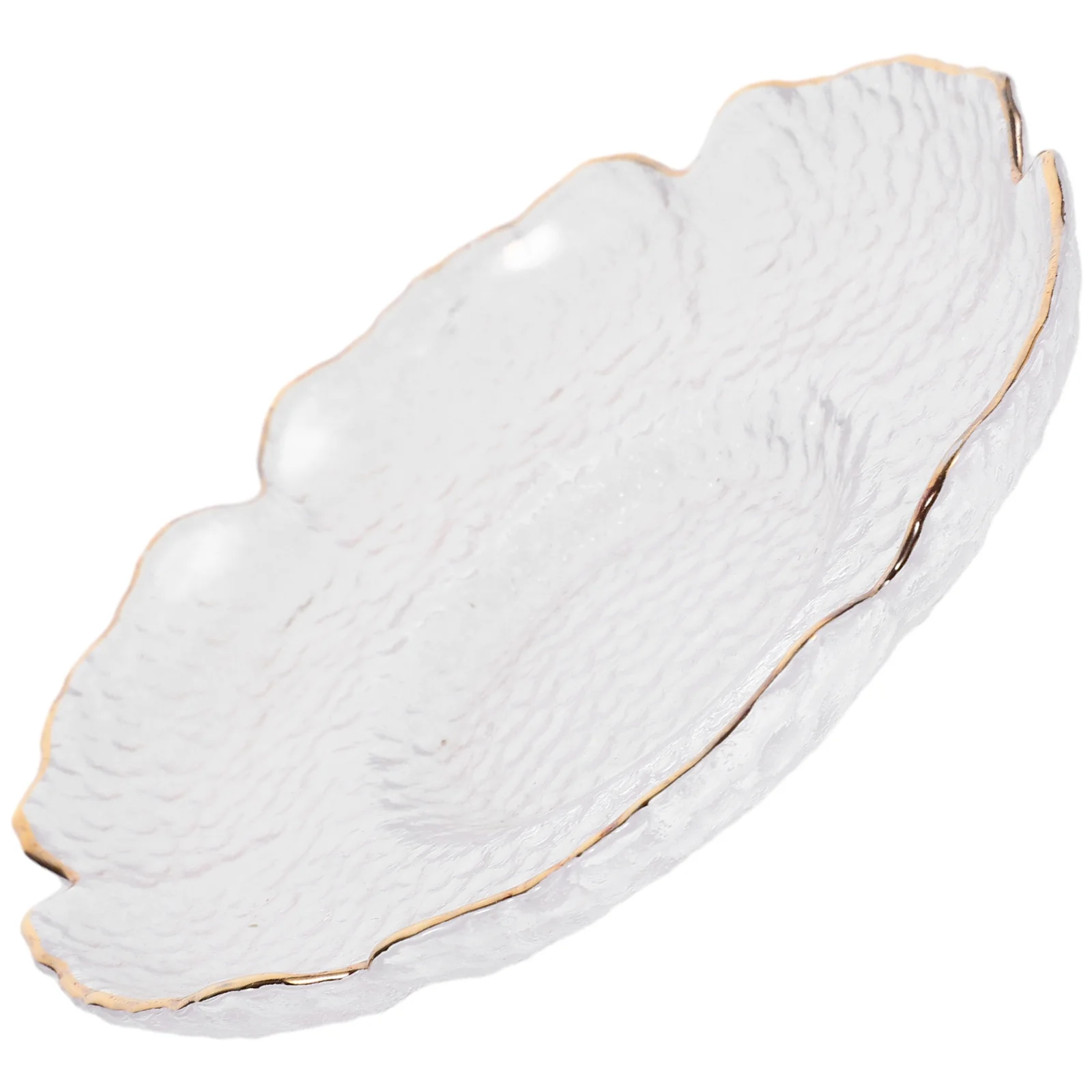 

Glass Coaster Flower Shaped Clear Transparent Heat Resistant Tea Saucer Design Multipurpose Home Office Use