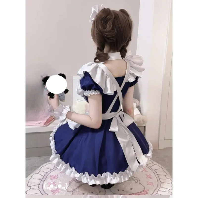 Dolce Lolita Gonna Copricapo Donna Halloween Cross Plus Size 2025 Nuovo stile giapponese Kawaii Manica corta Abito da cameriera Cosplay Carino