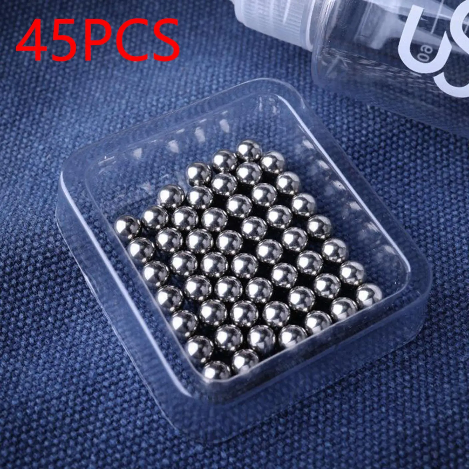 

4.5mm Mixing Ball Steel Paint Agitator Balls for Model Paint Sediment Prevention Artist Tool Set