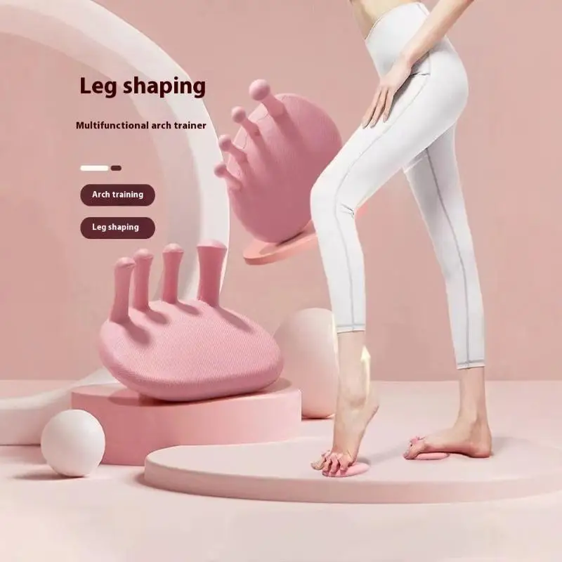 

1 пара тренажеров для свода стопы, корректор вальгусной деформации большого пальца, подошвенные упражнения, украшающие ноги, спортивные тренировочные принадлежности, тренажер для свода стопы, здоровье