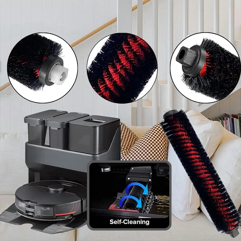 Abji-para roborock s7 maxv ultra/s7 pro ultra aspirador de pó escova lateral principal filtros hepa mop pano sacos poeira acessórios