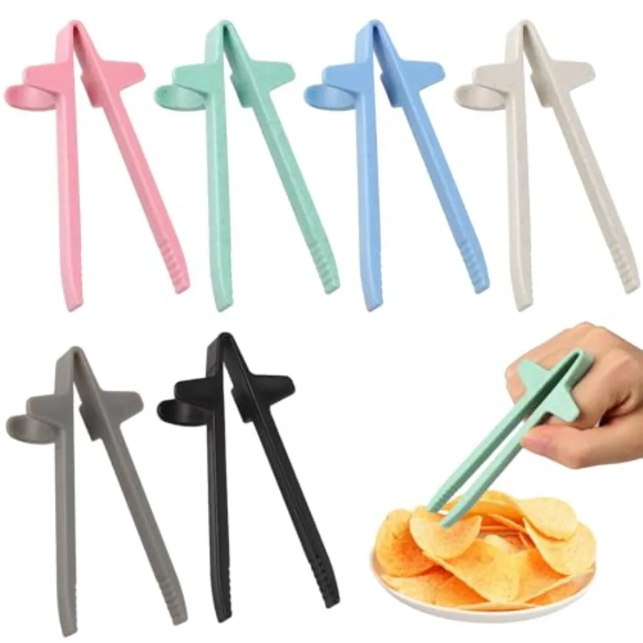 

6 шт. палочек для еды для закусок и игр: инновационные зажимы для закусок с эргономичным дизайном, идеально подходят для вечеринок у киноночных вечеринок и