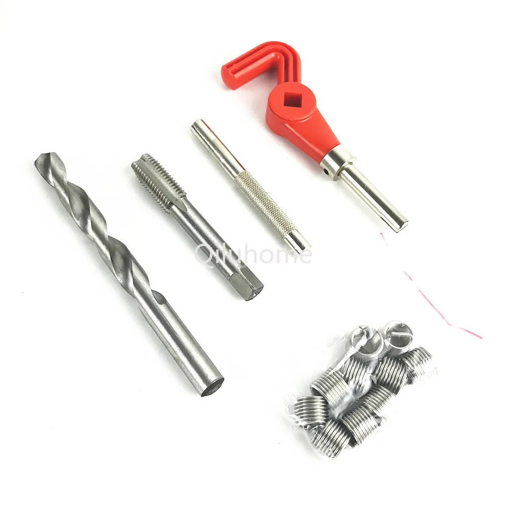 131-Piece Set Thread Insert Repair Set Screw Thread Repairing Tools Combination Household Auto Repair Combination Tool