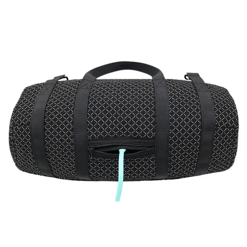 96BA Tragbare Lautsprecher-Reisetasche mit Tragegriff, abnehmbarer Schultertragetasche und schwarzem Aufbewahrungsdesign für – Detail 3