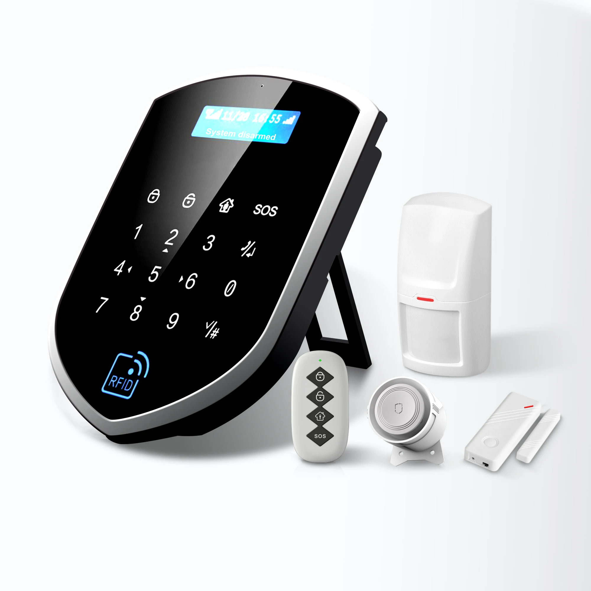

tuya smart New WIFI GSM PSTN Alarm System For Home Alarm With IP Camera