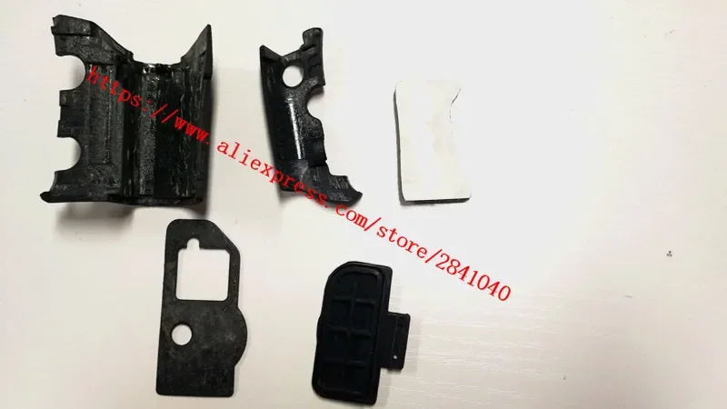 Nuevo conjunto de goma para el cuerpo, 5 uds., cubierta frontal y cubierta trasera de goma para Nikon D300 D300S, repuestos de reparación de cámara