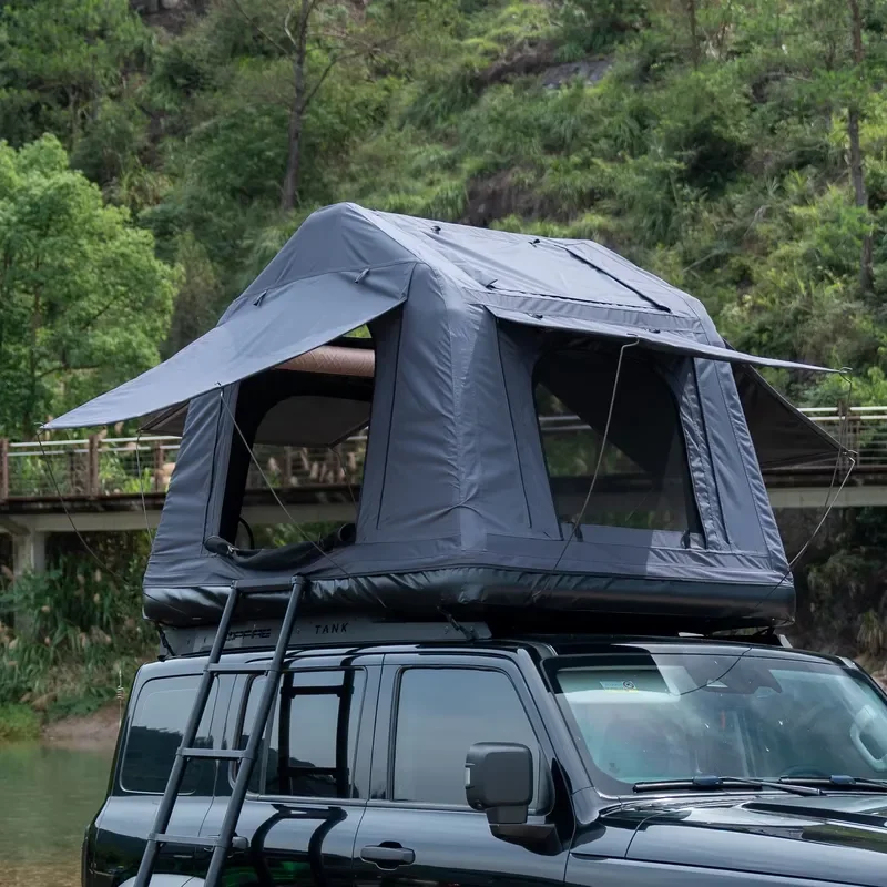 Large Internal Space Prevent Bumping Glamping Outdoor Tents Water Proof Inflatable Roof Top Tent Mounting Hardware