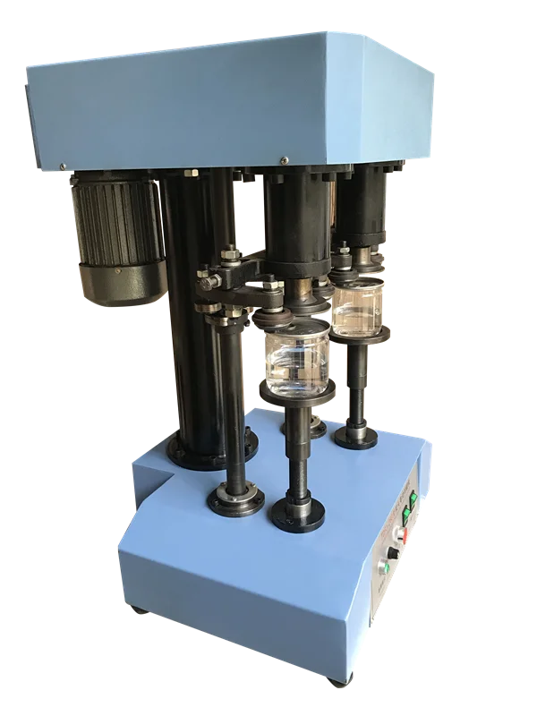 Semi-Automatic Double Head Round Aluminium Beer Plastic PET Tuna Tin Paper Beverage Drink Can Sealing Closing Machine TDFJ-260
