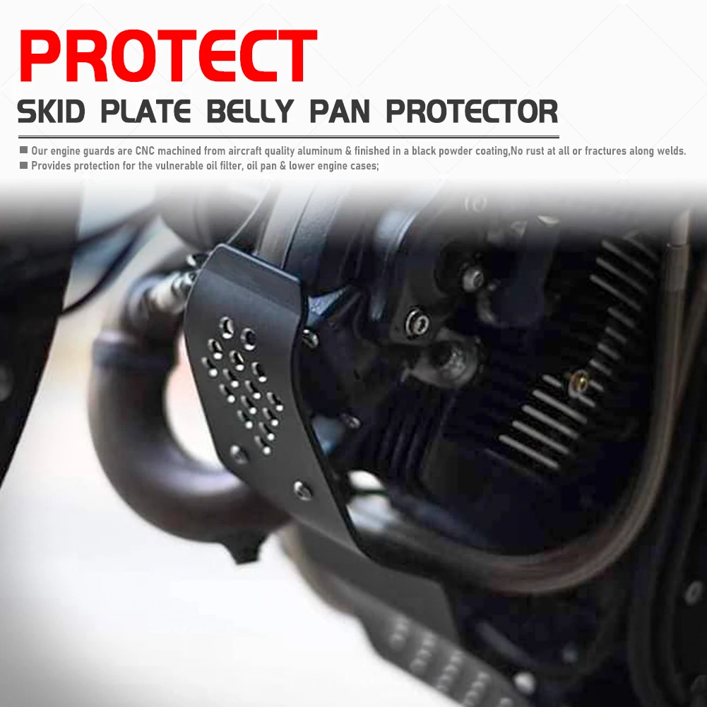 Motorcycle Engine Guard Cover for Ducati Scrambler 400 800 Iron 2015-2022 Monster 795 796 Skid Plate Protection  Accessories