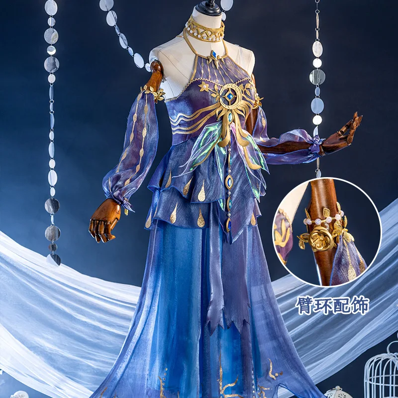 Halloween Cosplay Anime Identity V Cosplay Costume Fisherman's Tearful Goddess Cosplay Game Anime Server Costumes Women Dress