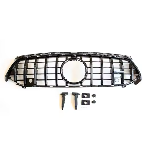 Exterior Front Grill GT Style Bumper Hood Mesh Grid For Mercedes-Benz A Class W177 A180 A200 A35 2023-2024
