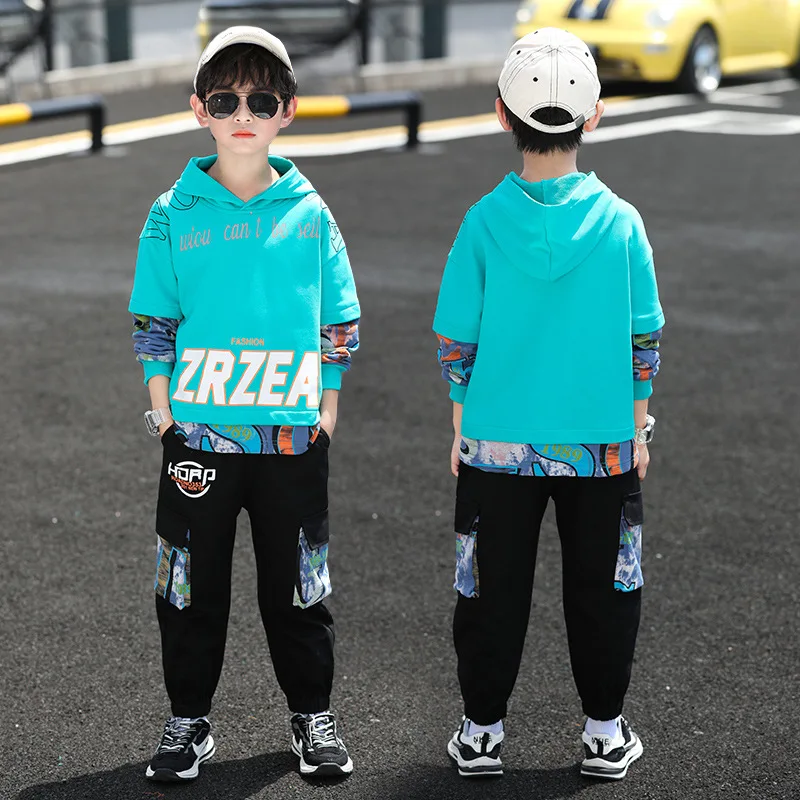 

New Boys Clothing Sets Kids Clothes Children Clothing Boys Clothes Suits Casual Letter For Kids Sport Suit For Boy Sports Set