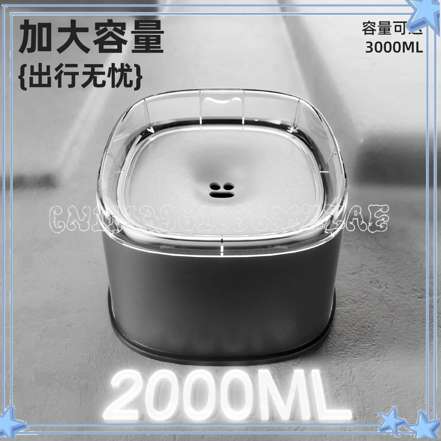Dog Water Dispenser Suspended Bowl Dog Dispenser Non-wet Mouth Large Capacity Pet Water Dispenser Dog ater Bowl