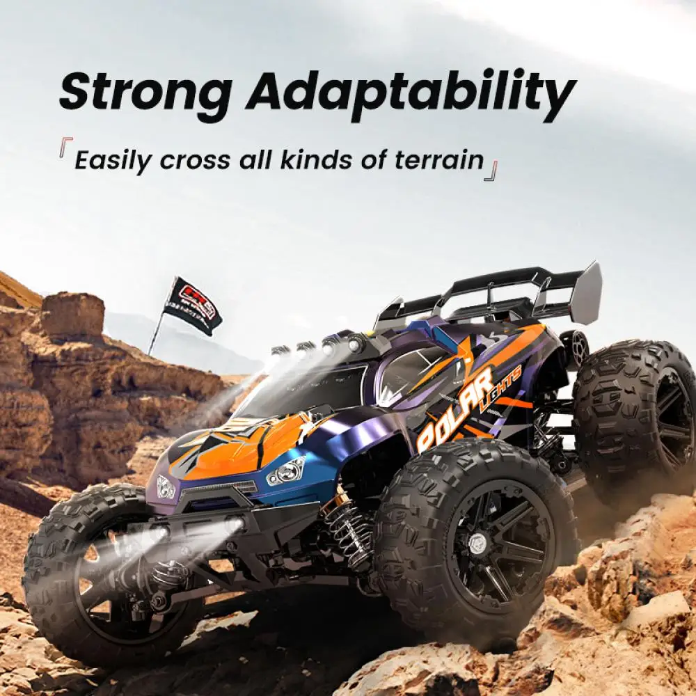 1/14 4WD 2.4G Remote Control Cars Brushless Truck Model Vehicle High Speed Off Road 52km/h Racing Car Toys for Boys Kids Gifts