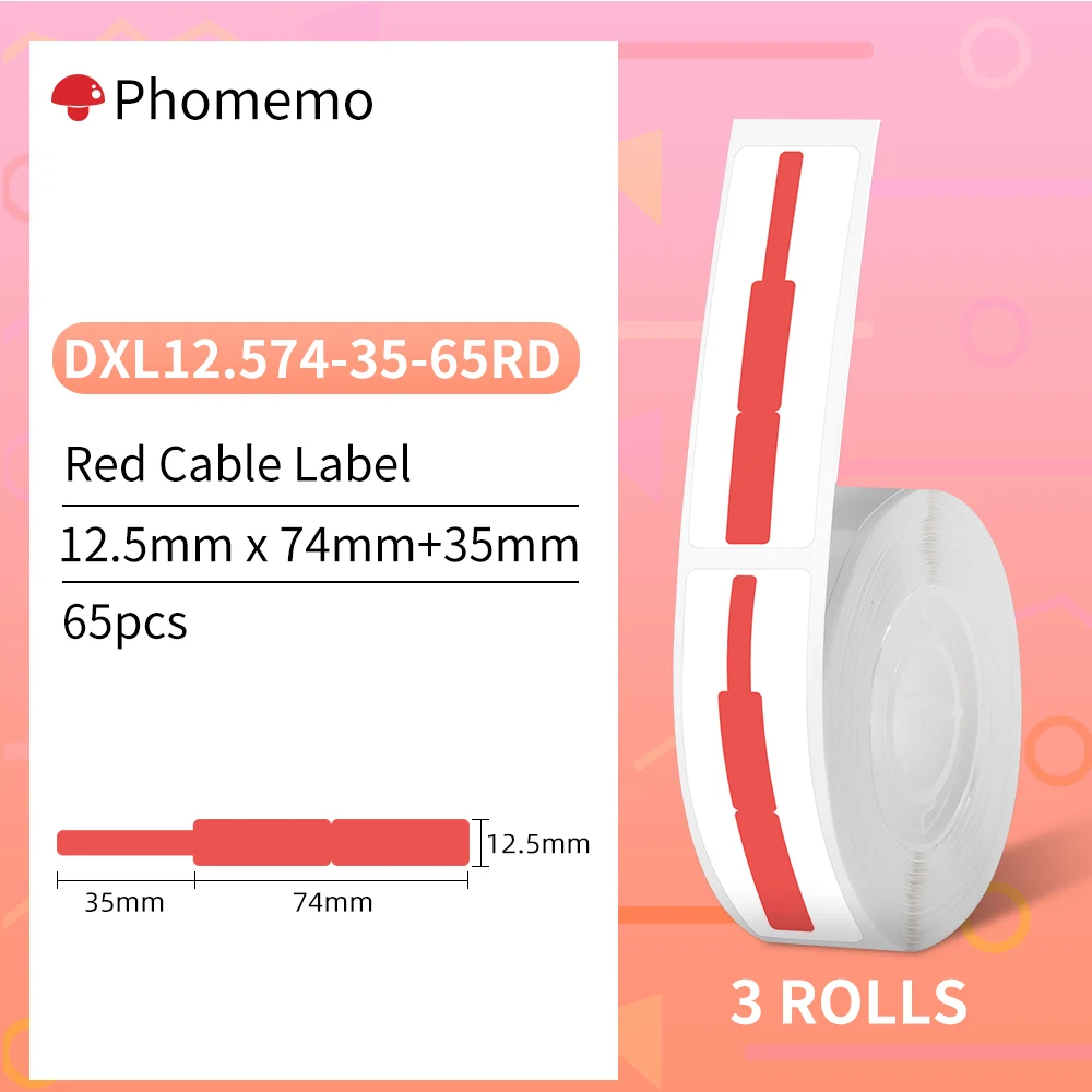 【Buy 2 Get 20% Off】Phomemo D30 Self-Adhesive Sticker Paper Compatible D30 Wireless Handheld Label Machine Easy to Use For Home image 3