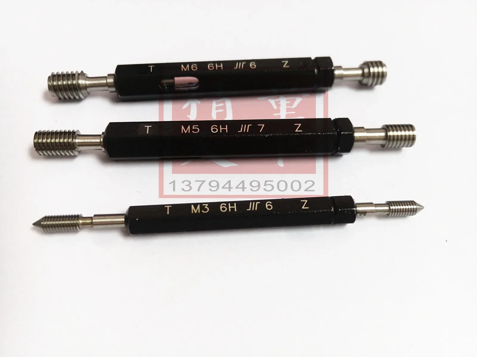 Thread Gauge Thread Through-stop Gauge Plug Gauge Precision Thread Gauge Metric American Thread Gauge 6H Thread M1-M24
