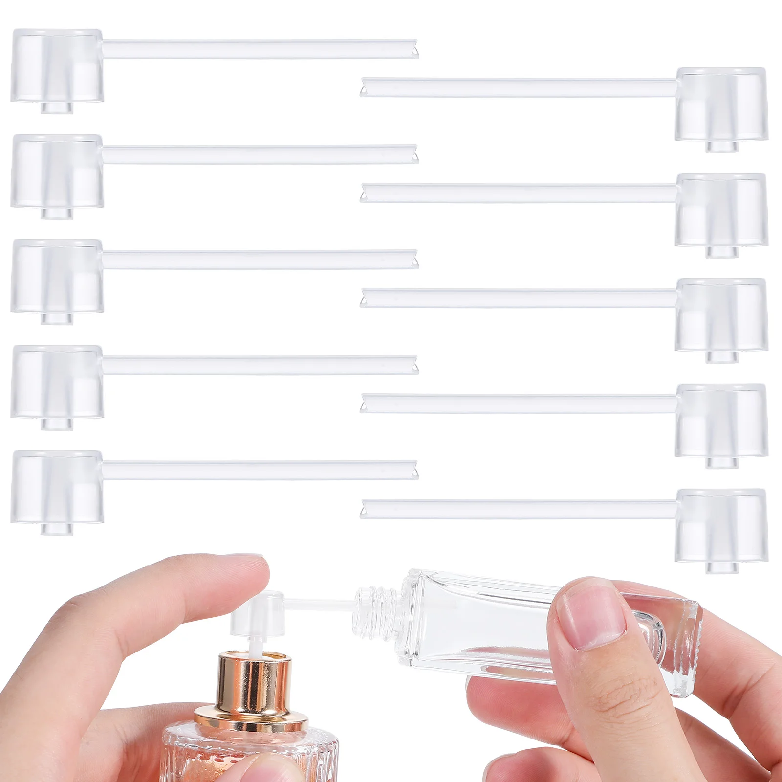 40 Pcs Dispenser di profumo da viaggio strumento di ricarica pompa di trasferimento Pack bottiglia strumenti di plastica portatile