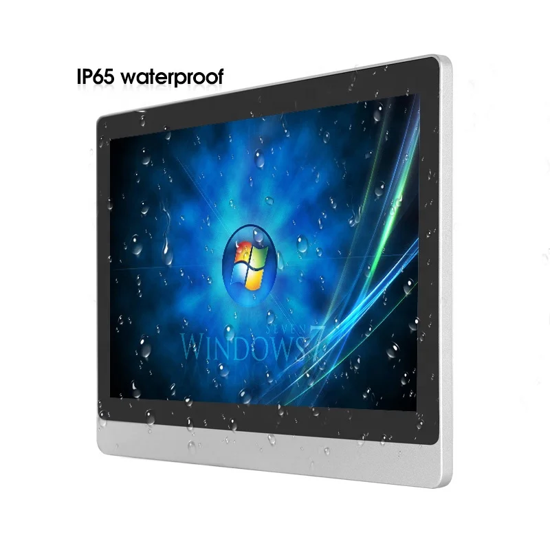 MS17.3 "لوحة الكمبيوتر WIN7 شاشة تعمل باللمس اللوحي كشك صناعة الكمبيوتر شاشة Lcd عرض كمبيوتر صغير الكل في واحد Embed Vesa رباعية النواة