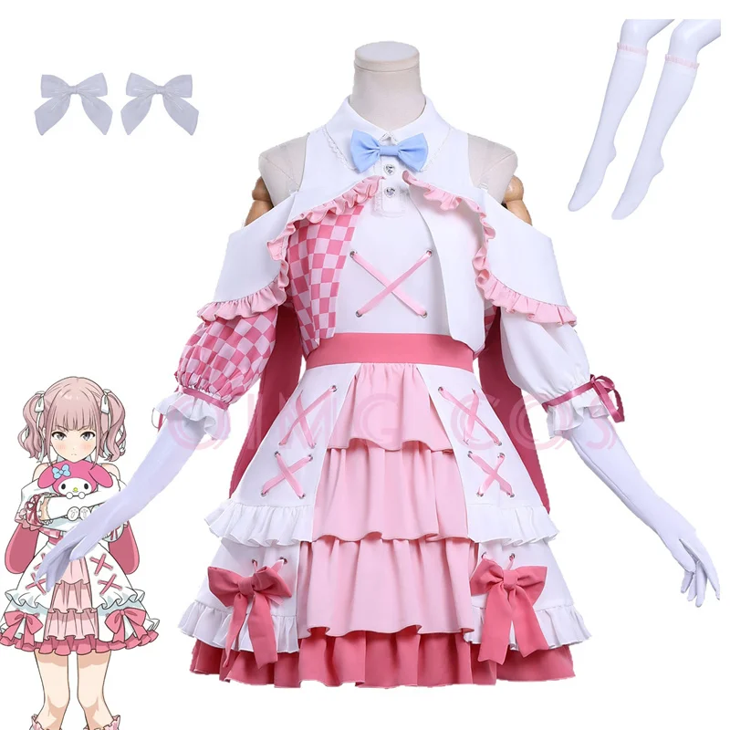 

GIRLS BAND CRY Hina Cosplay Costume Carnival Uniform Anime Halloween Women Game Costumes