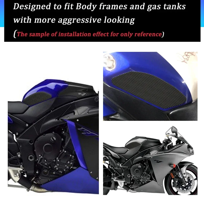 

Для Yamaha YZF R1 R1M YZFR1 YZF-R1 2009 - 2014 мотоцикл противоскользящий масляный бак накладка боковая коленная ручка наклейка протектор водонепроницаемость