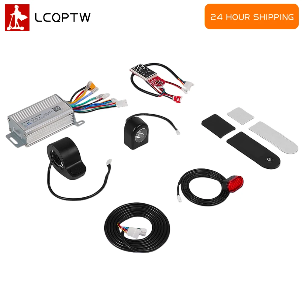 

Контроллер бесщеточного двигателя DC36V 250 Вт, комплект для XiaoMi M365 1S Pro, электрический скутер, приборная панель, ускоритель, светодиодный набор дисплеев LENZOD