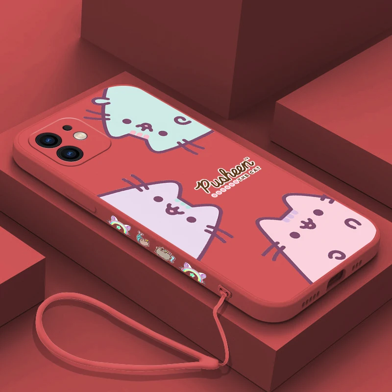 Sanrio Hello Kitty Cat pusheens Case For Samsung A81 A53 A91 A50 A12 A22S A52 A52S A51 A72 A71 A32 A22 A20 A30 A21S A12 4G 5G