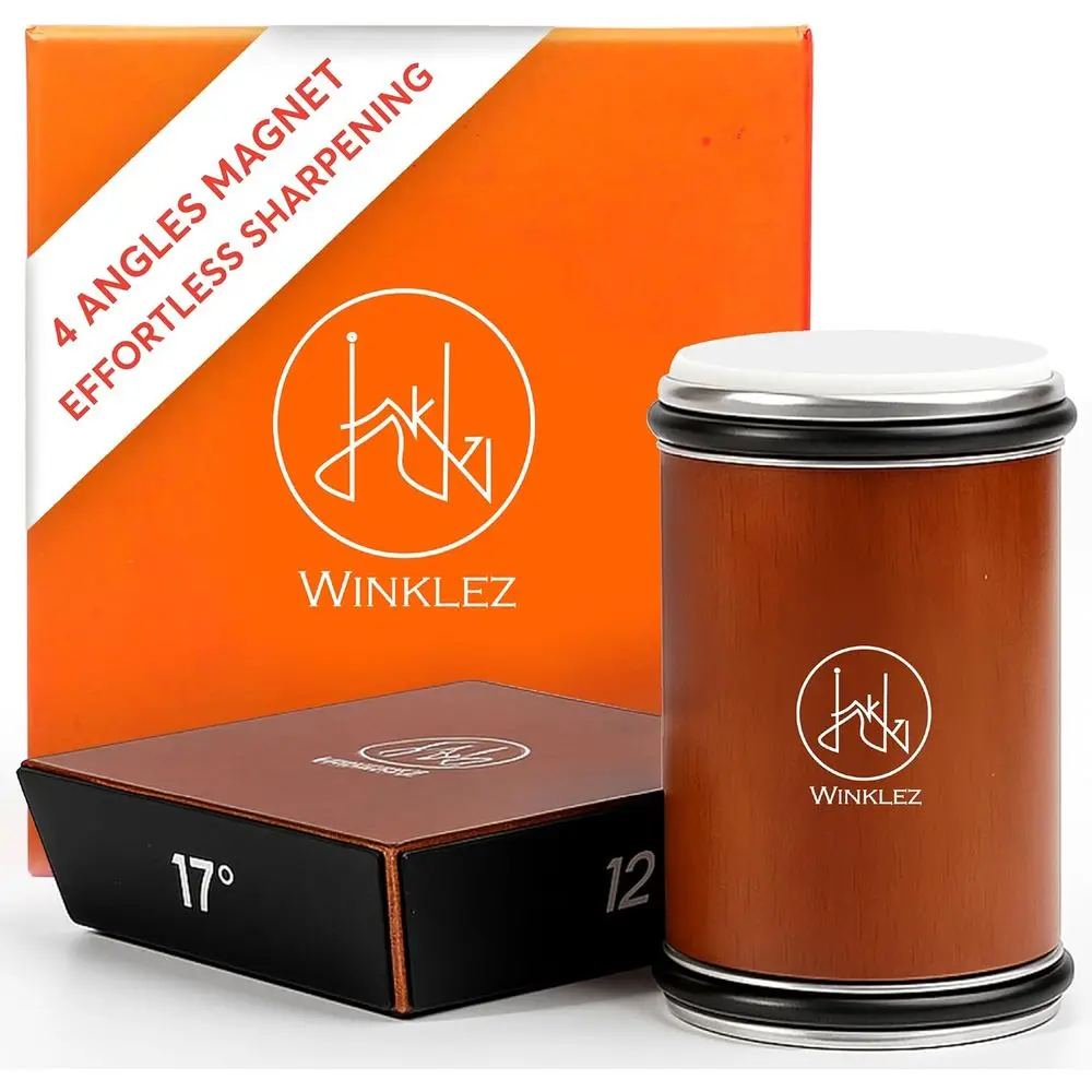 

Rolling Knie with Diamond and Ceic Discs, Adjustable Kitchen Knie with 10°, 12°, 17° & 25° Magnetic Angles, Strong and Durable K