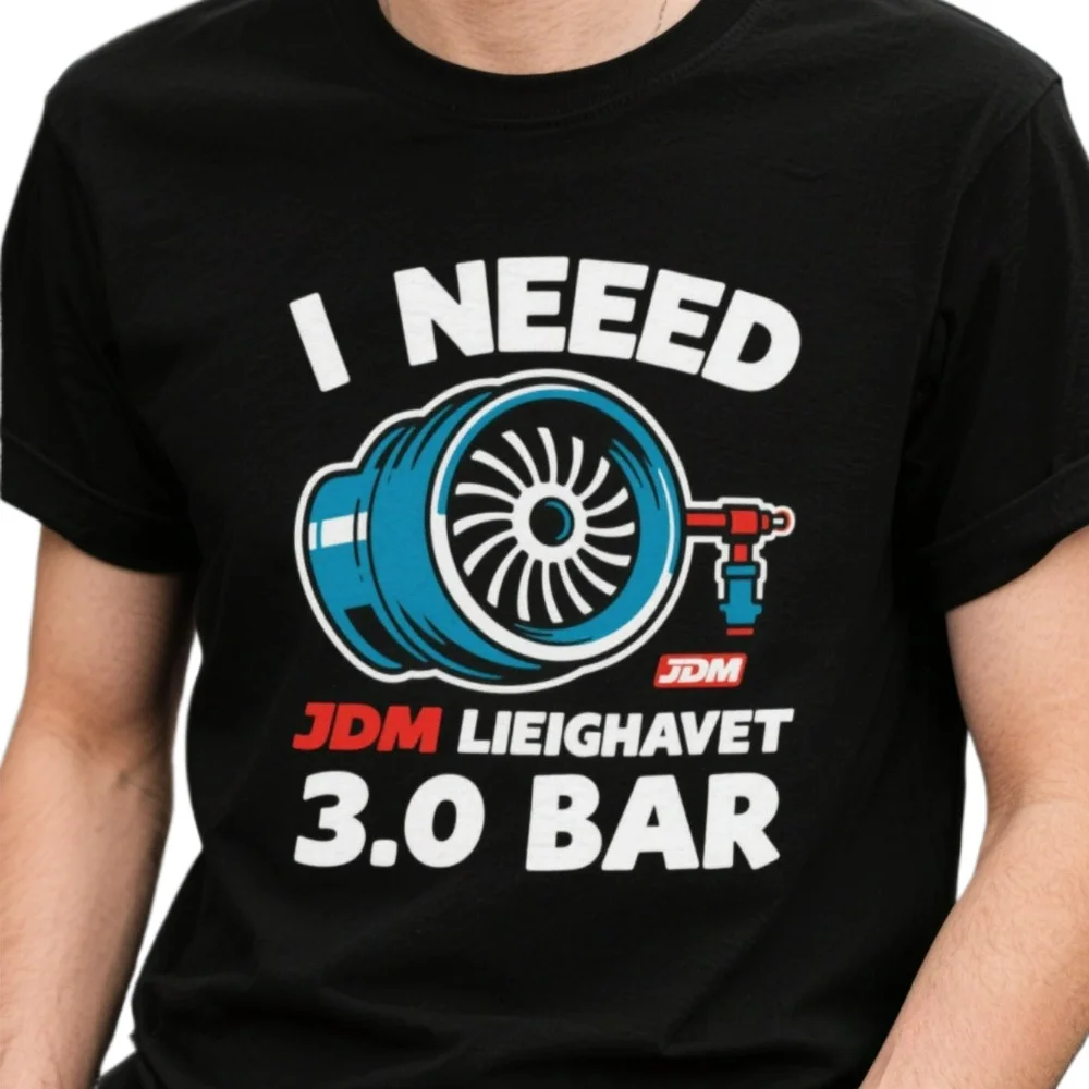 

Funny Turbo JDM Boost Turbometer 3.0 BAR T-Shirt. Summer Cotton Short Sleeve O-Neck Men's T Shirt New S-3XL