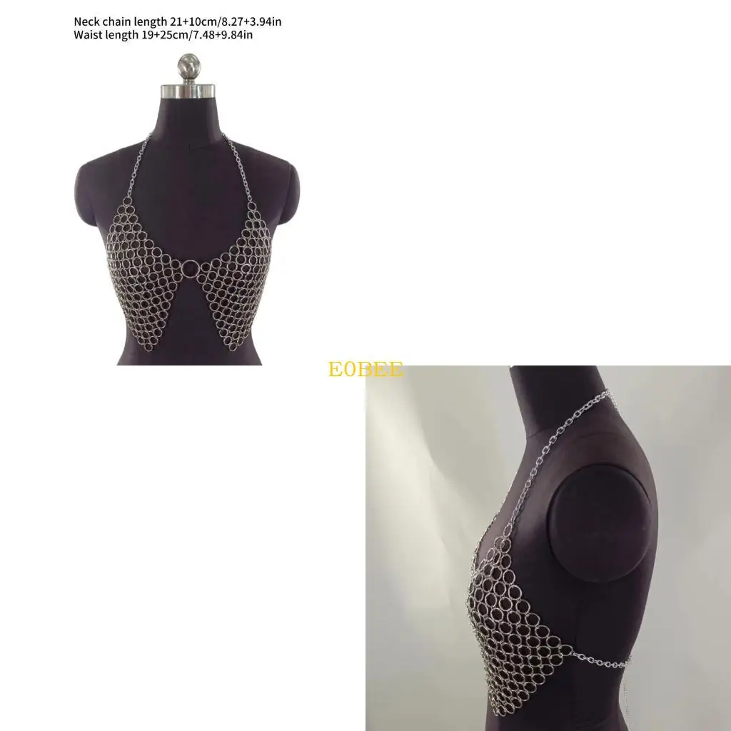 

E0BE Elegant Circular Designs Body Jewelry Stackable for Festivals Daily Styling