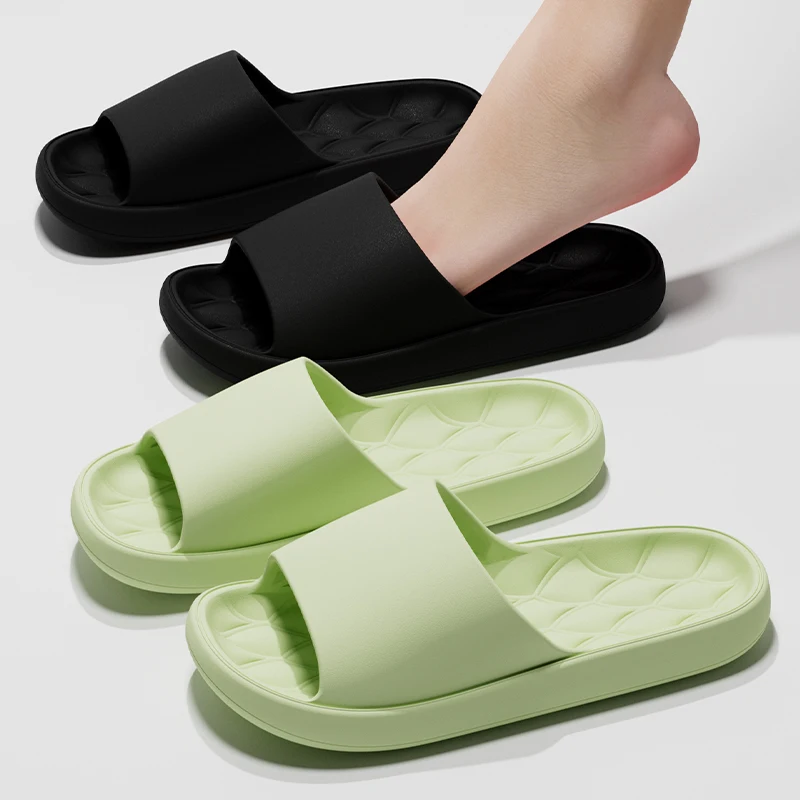 

Lightweight Non Slip Home Slippers Women Summer Comfortable Soft Sole Eva Slides Woman 2026 Simple Indoor Floor Couple Shoes