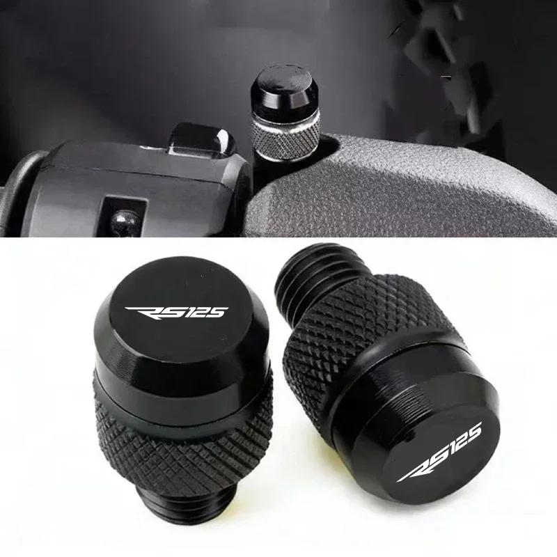 Motorcycle rearview mirror plug For APRILIA RS125 RS 125 1996 1997 1998 1999 2000 2001 2002 2003 2004 2005 One Pair Accessories