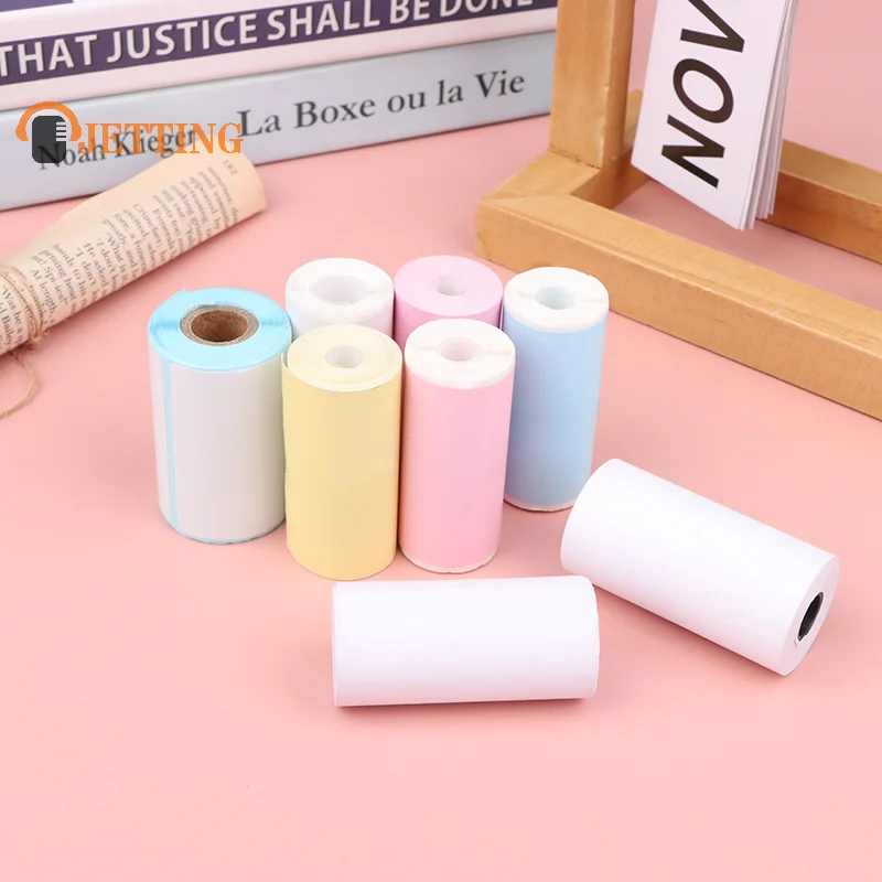 Mini Printer Paper Self-adhesive Thermal Papers HD Color Label Printers Photo Inkless Printing