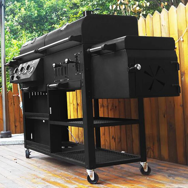 شواية غاز بالأشعة تحت الحمراء الخارجية، فرن شواء للحديقة، شوايات غاز عمودية سميكة للفيلات العائلية الكبيرة