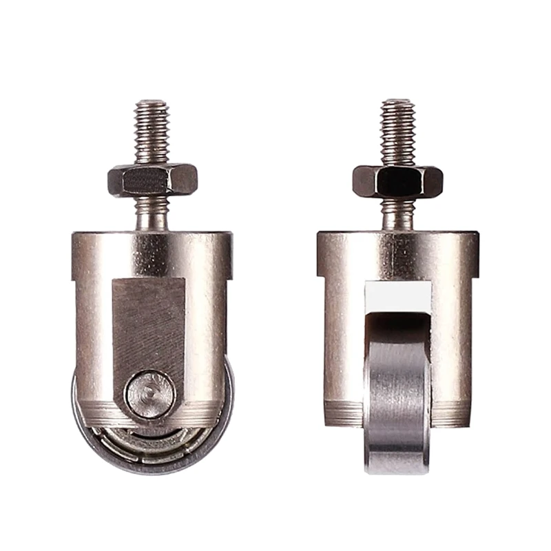 Stainless Steel Roller Contact Point Diameter in 10mm (0.39'') Fit for Most Dial Gauge Depth Measuring Tools Accessories