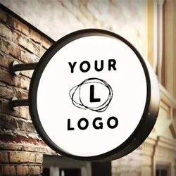 Light Box ,Double Sided Round Light Box,Advertising Light Box Sigange For Coffe Sign,Business Shop Sign,Salon Sign For Outdoor