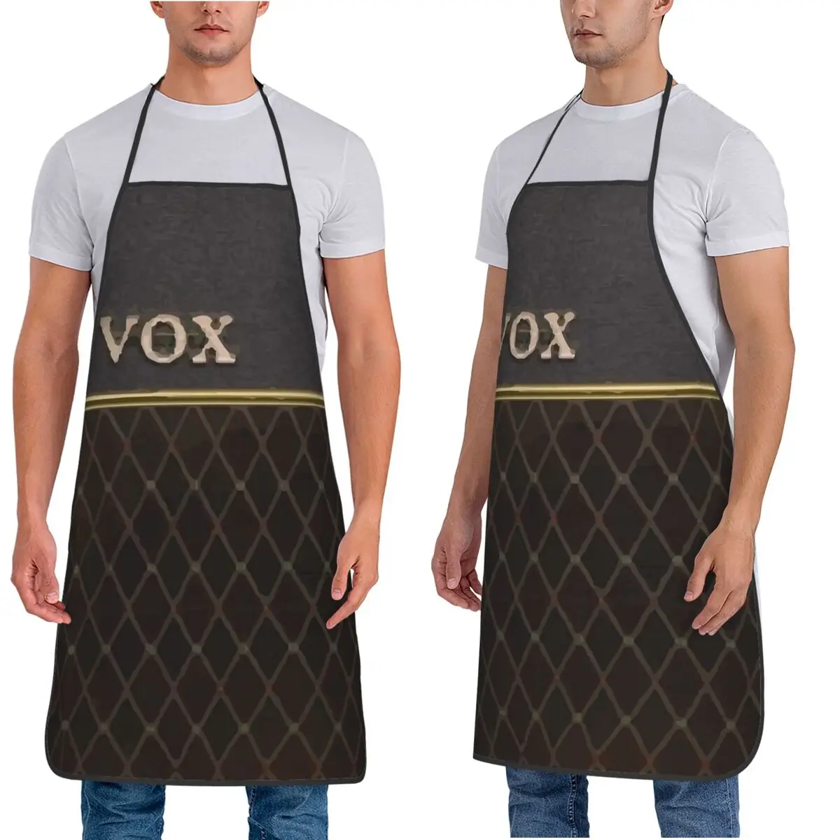 Vox AC30 Amplifier Apron Chef Cooking Cuisine Tablier Sleeveless Bib Kitchen Cleaning Pinafore for Women Men Gardening