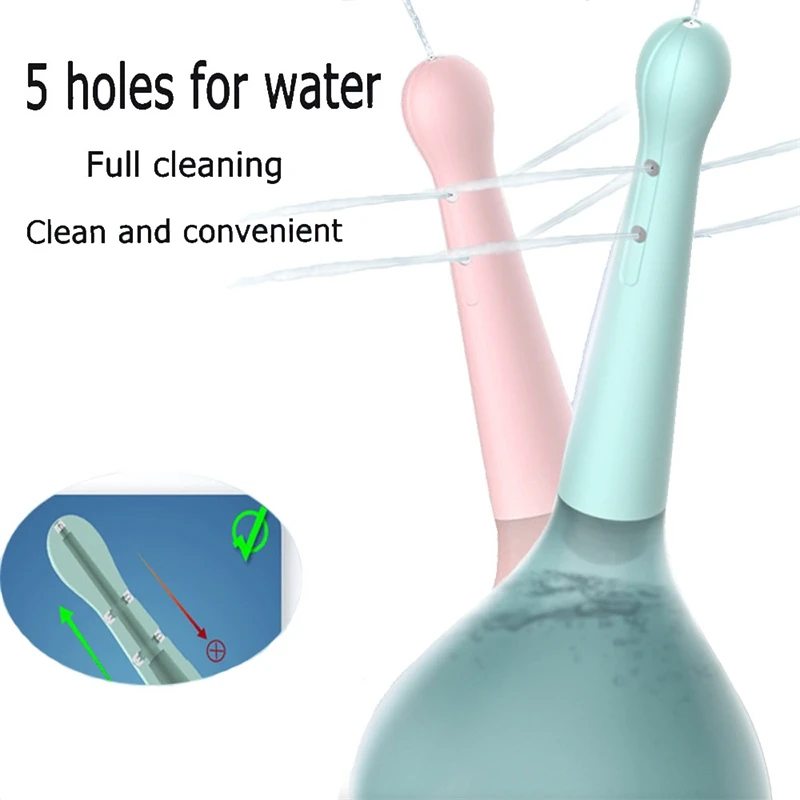 

Enema Syringe Electric Enema Cleaner Rubber Irrigator Female Vagina Anal Douche Clean Feminine Hygiene Male Enema Anal Clean