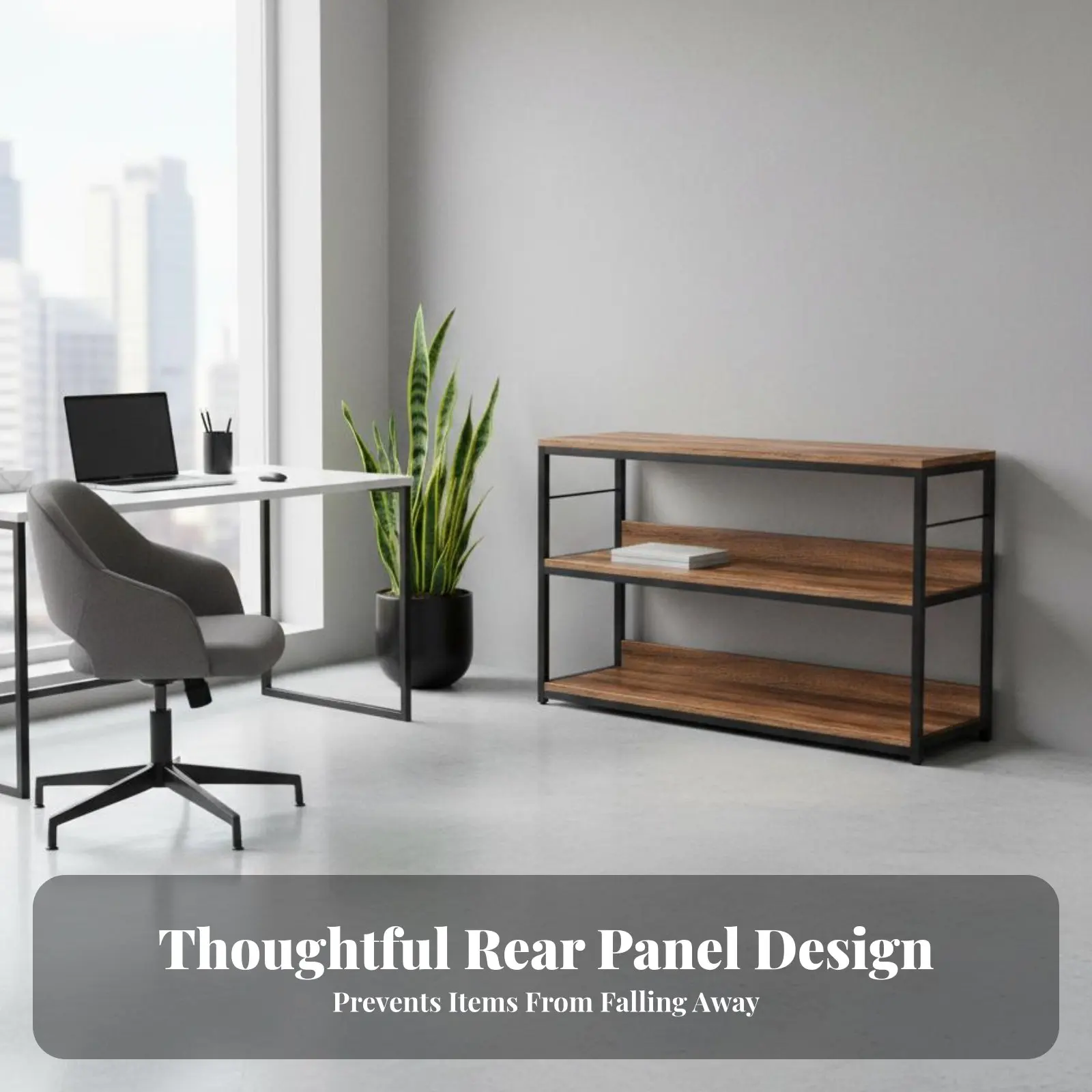 

Multi-Tier Floor Shelf Large Capacity shelving single-tier Space-Saving minimalist design for Book Lovers, fromice Workers