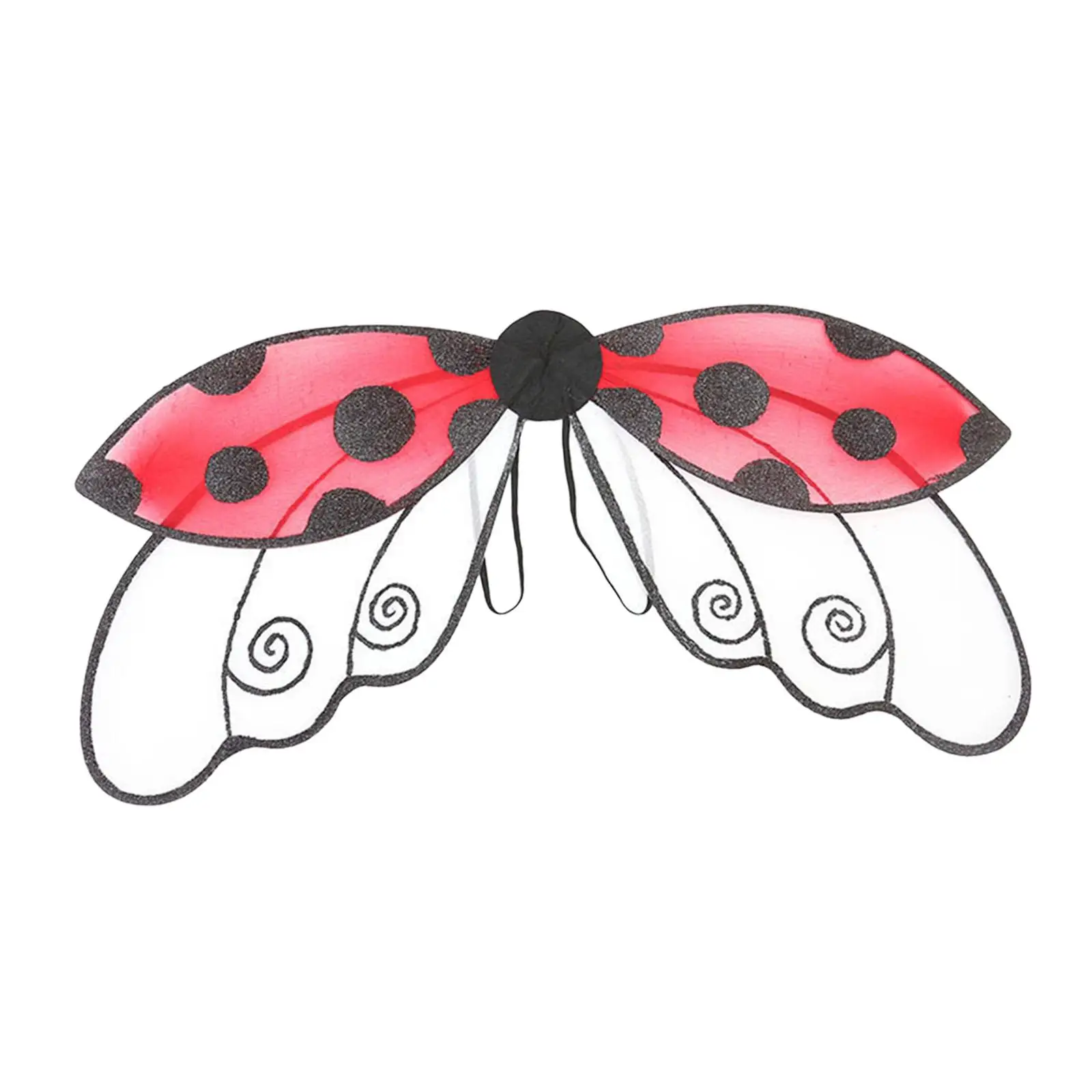 Fairy Wing Cosplay Girls Women Photo Props Ladybug Wing Ladybird Wing for Birthday Festival Halloween Party Favors Nightclub