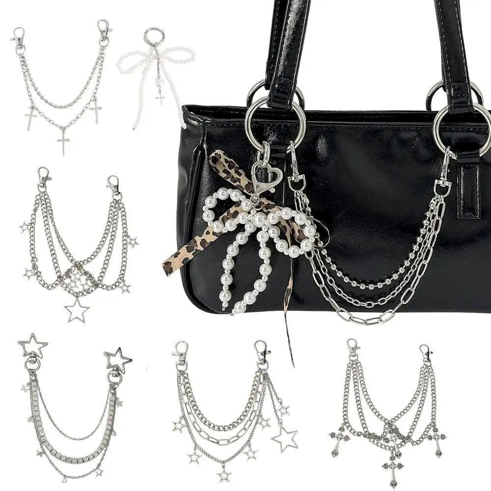Многослойная-металлическая-цепочка-для-сумки-y2k-подвеска-в-виде-звезды-цепочка-для-сумки-на-плечо-цепочка-для-сумки-в-стиле-панк-в-стиле-ретро-аксессуары-для-сумки-с-жемчужным-бантом