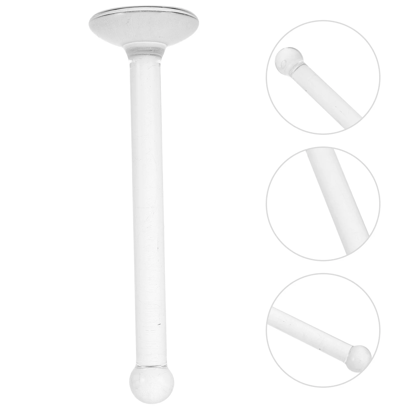 

Manual Pigment Grinding Pestle High Transparency Glass Muller for Oil Painting Watercolor Mixing Efficient Artist Grinding Tool