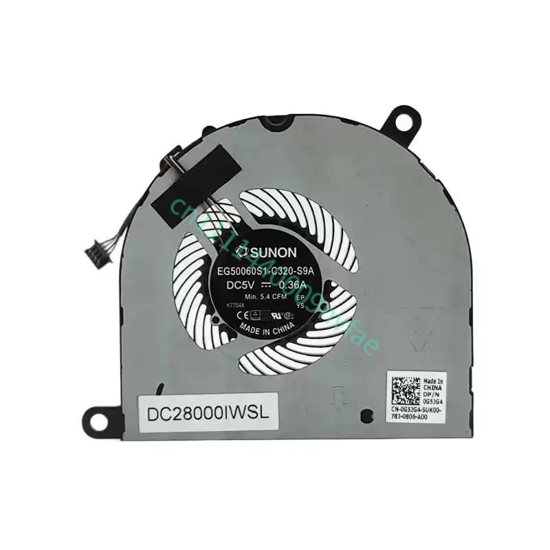 Laptop Replacement CPU Cooling Fan for DELL latitude E5480 E5490 E5491 E5495 Series 0NV7FD 0.1